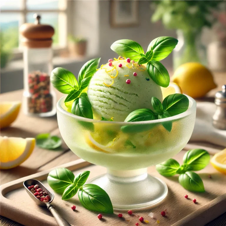 Sorbet Citron Basilic Novascope : Recette Maison Facile et Rafraîchissante