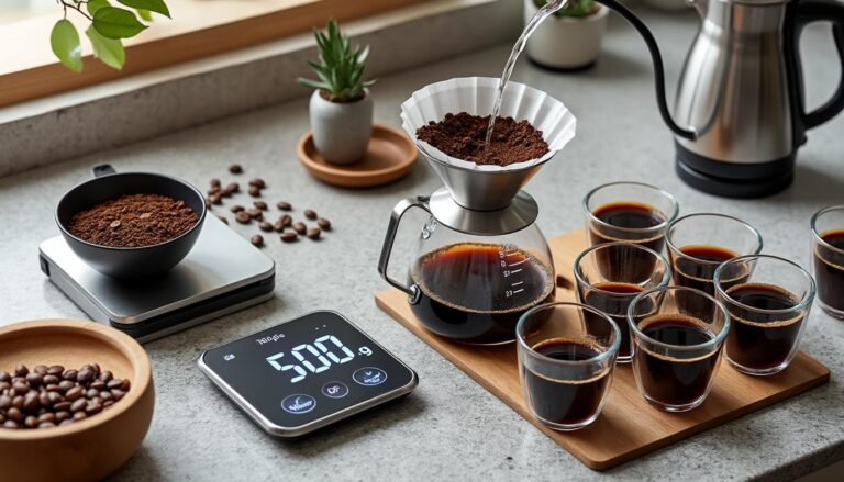 découvrez comment doser parfaitement le café filtre pour préparer 10 tasses savoureuses et équilibrées à chaque fois.