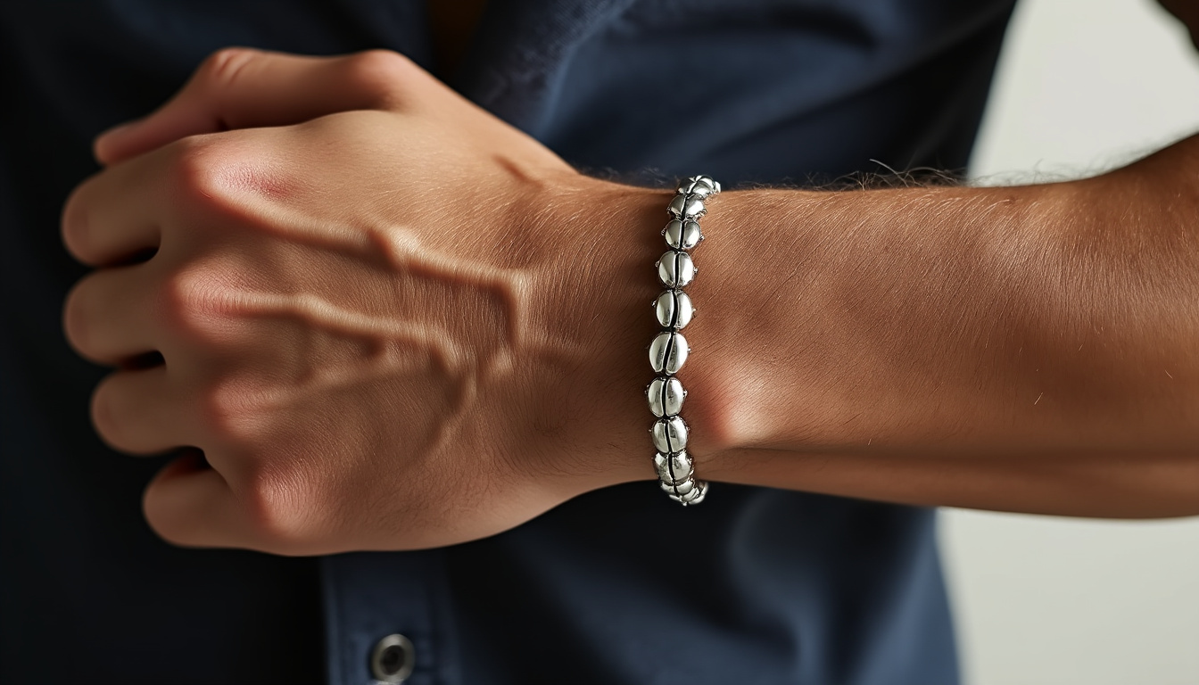 découvrez les avantages uniques d'un bracelet graine de café en argent pour homme : élégance, originalité et symbolisme naturel pour un style authentique.