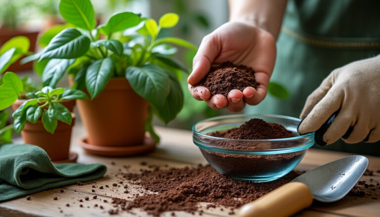 découvrez comment utiliser le marc de café comme un engrais naturel et efficace pour nourrir et revitaliser vos plantes tout en recyclant vos déchets de manière écologique.